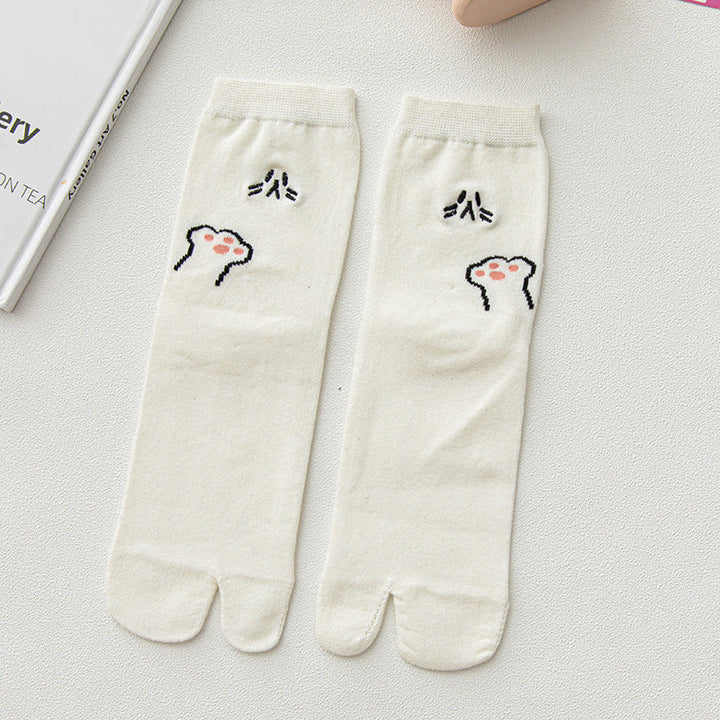Casual Cat Print Socks