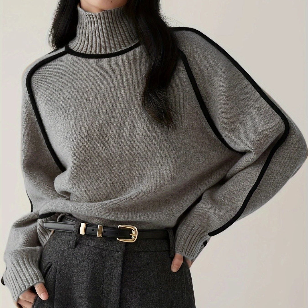 Emilie Turtleneck Sweater - Elena Harper