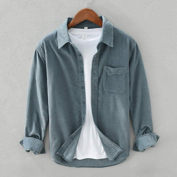 Augustin - Retro Velvet Shirt for Men