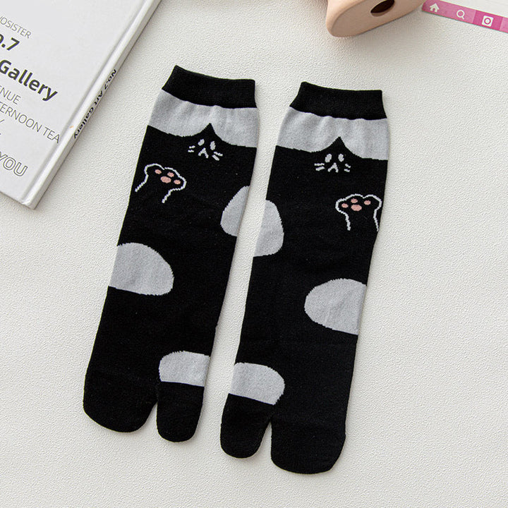 Casual Cat Print Socks