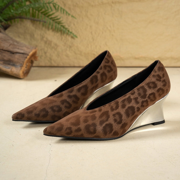 Ladies' Heels with Animal Print EB