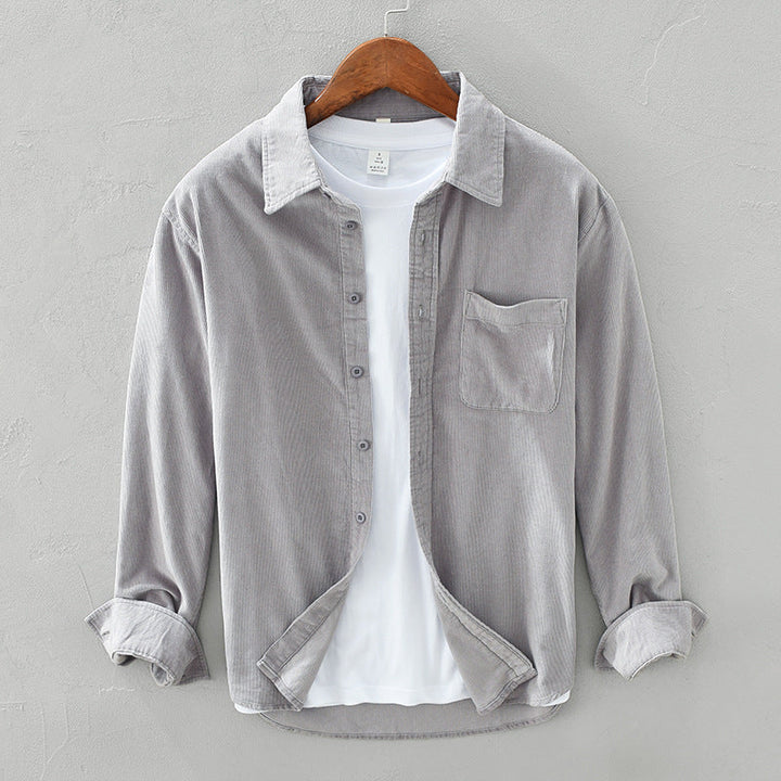 Augustin - Retro Velvet Shirt for Men