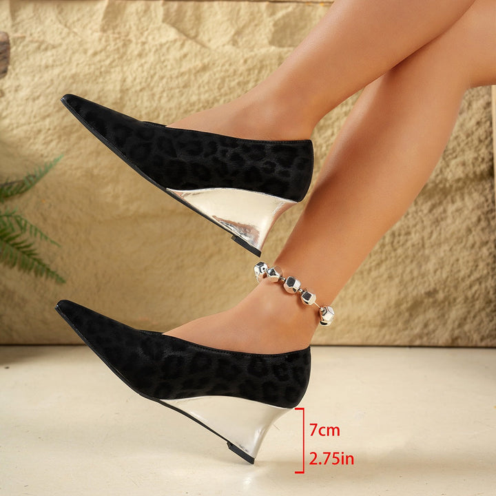 Ladies' Heels with Animal Print EB