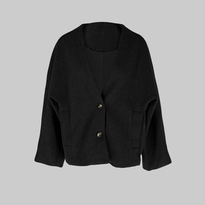 Laya™  |  Long Sleeve V-neck Coat