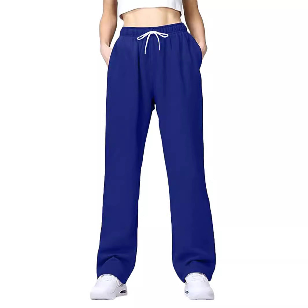 Women’s Comfortable Sports Pants with Elastic Waistband and Side Pockets EB
