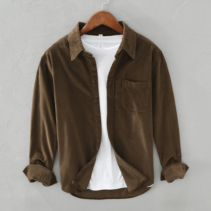Augustin - Retro Velvet Shirt for Men