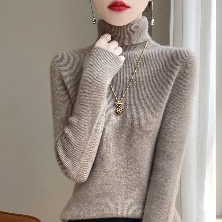 Women's Slim Fit Turtleneck Sweater