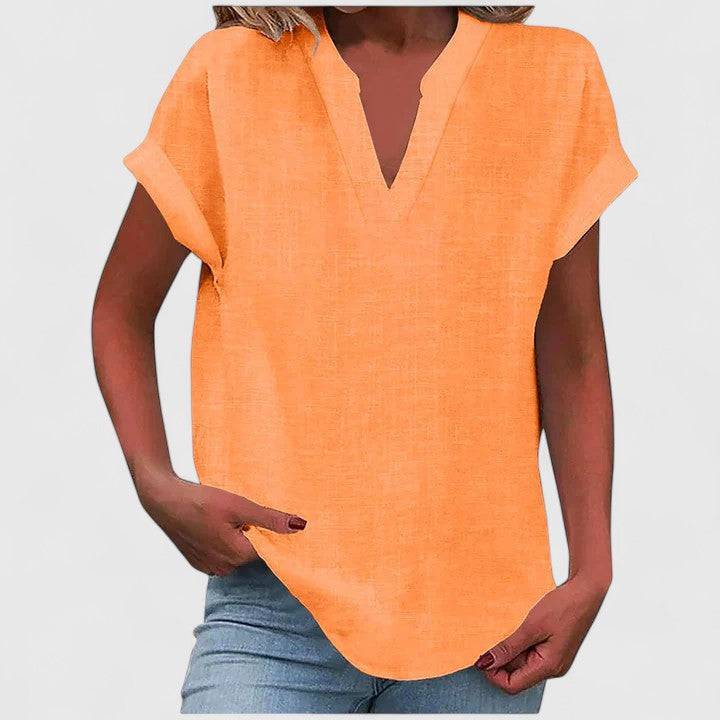 Xavinah™  |  Comfortable V-neck Blouse