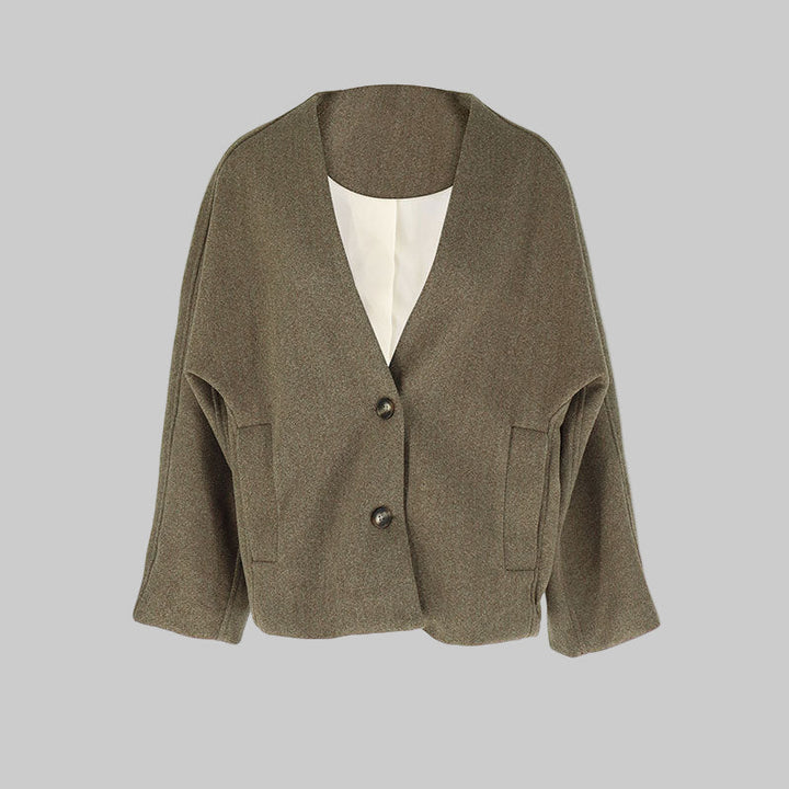 Laya™  |  Long Sleeve V-neck Coat