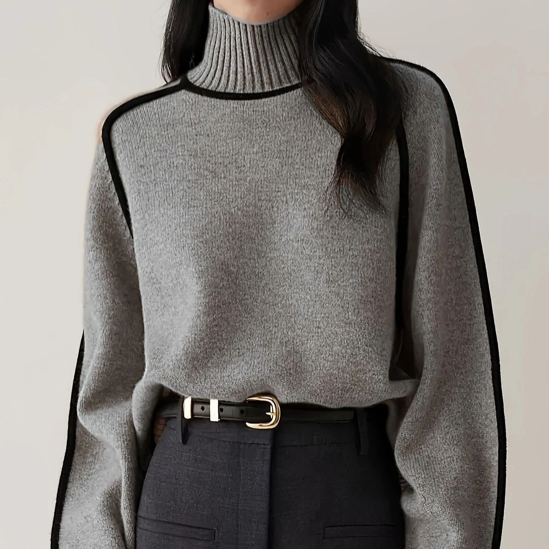 Emilie Turtleneck Sweater - Elena Harper