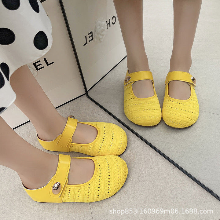 Women's Comfortable Ballerinas with Adjustable Strap EB