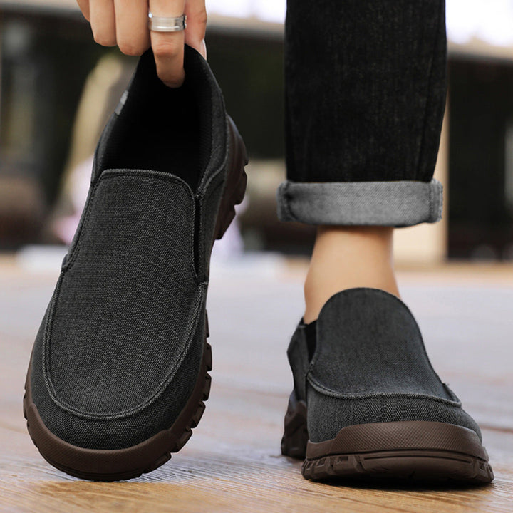 Canvas Comfort Loafers - Elena Harper