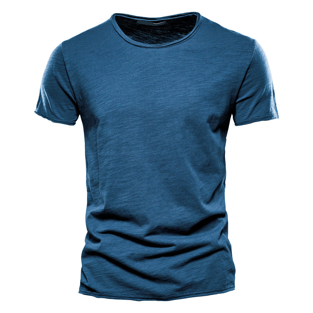 LAURENT MONACO | MODERN CUT COTTON T-SHIRT FOR MEN