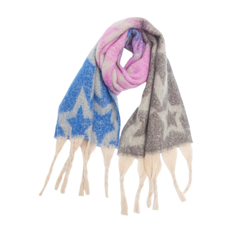 Casual Gradient Warm Scarf