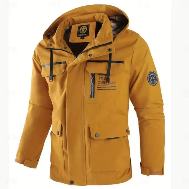 LAURENT MONACO | HOODED JACKET WITH ZIPPER FOR MEN