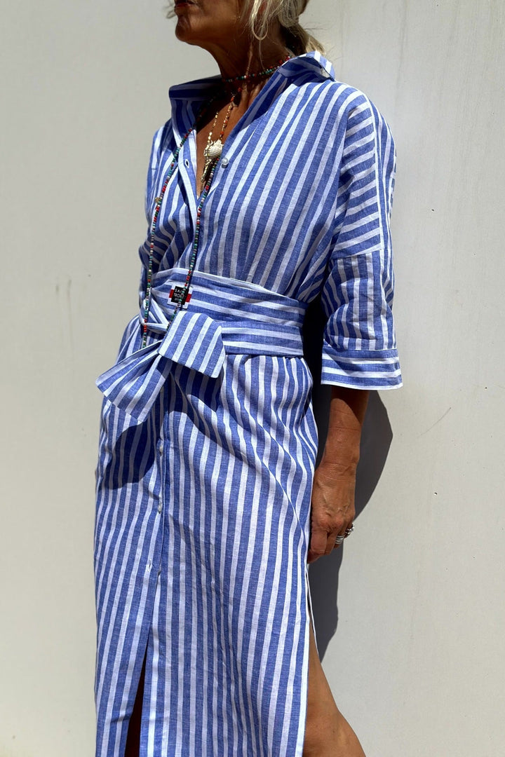 VIVIENNE | Sophie - Striped Dress with Tie Waist