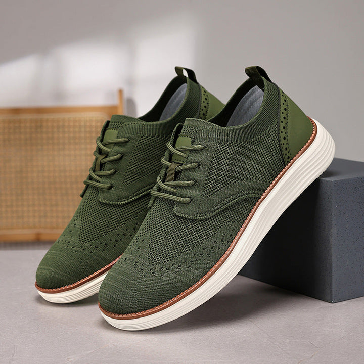Women's Breathable Sneakers with Flexible Sole and Elegant Weave Structure EB