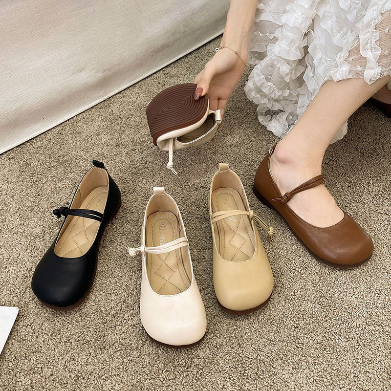 Ladies Comfortable and Elegant Ballerinas with Adjustable Strap and Soft Insole EB