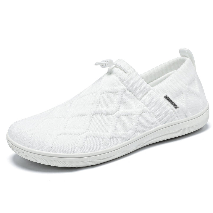 Women's Comfortable Slip-On Casual Shoes with Elastic Entry and Breathable Structure EB