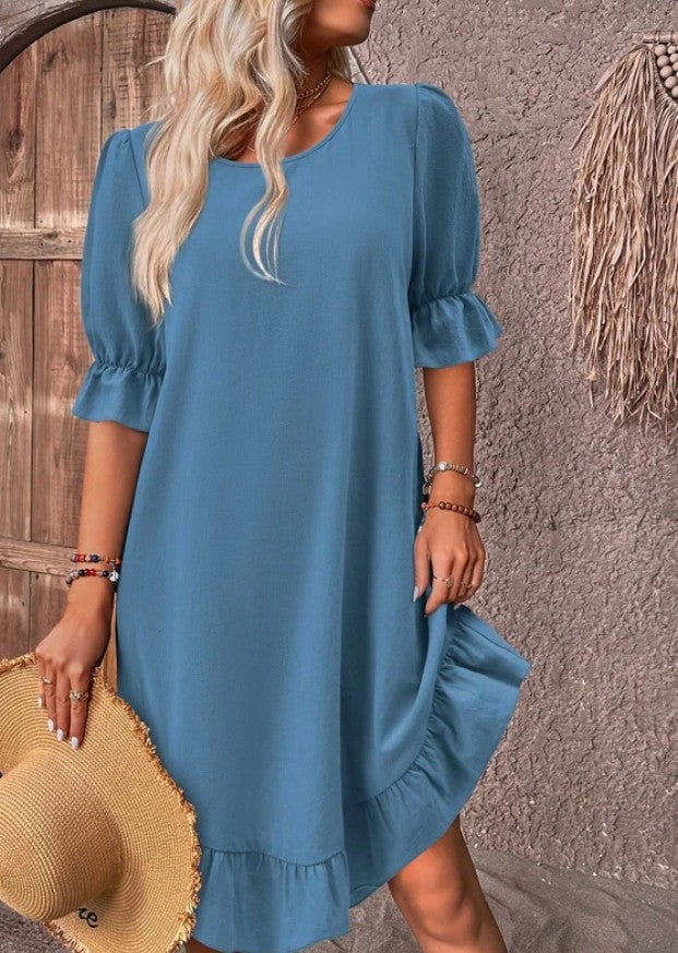 Seraphina Elegant Summer Midi Dress - Elena Harper