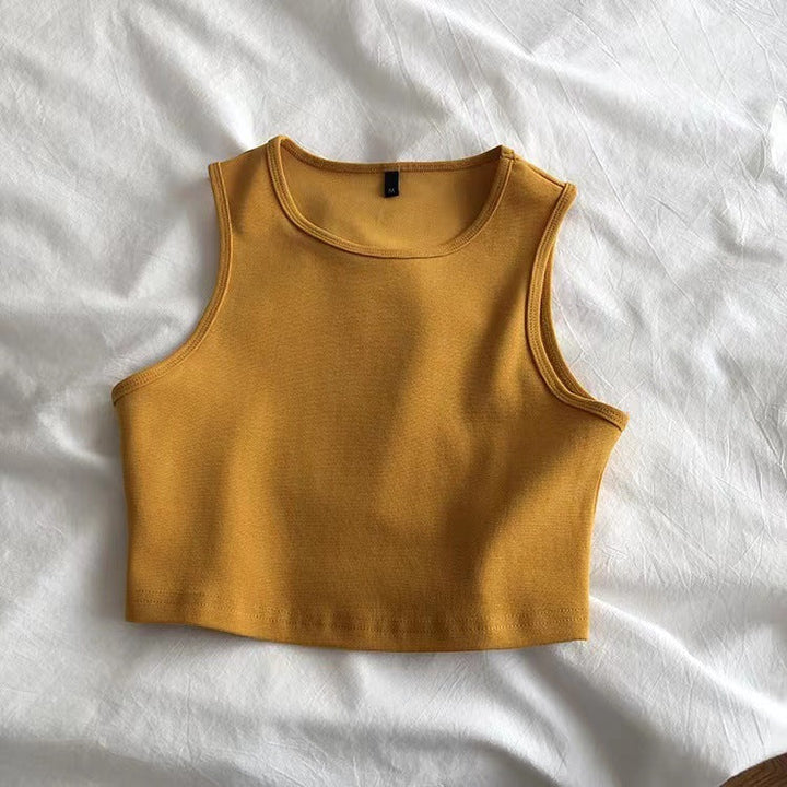 Women's Form-Fitting Crop Top for Effortless Style & Comfort