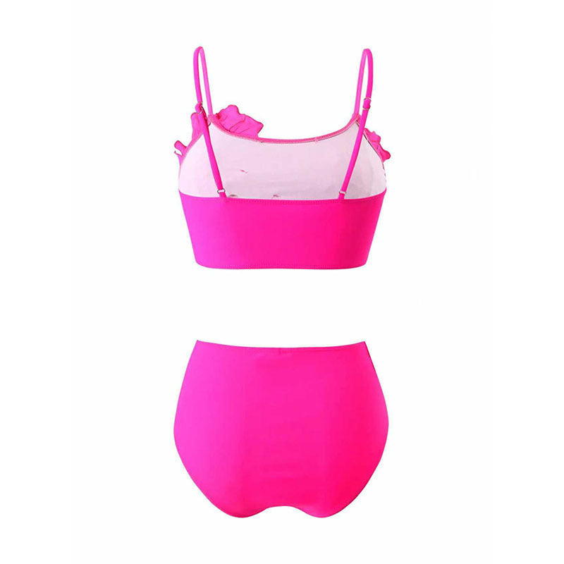 Women's Bikini Set with 3D Flower Applications EB