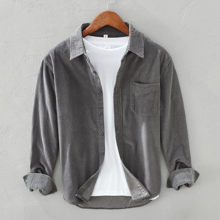 Augustin - Retro Velvet Shirt for Men