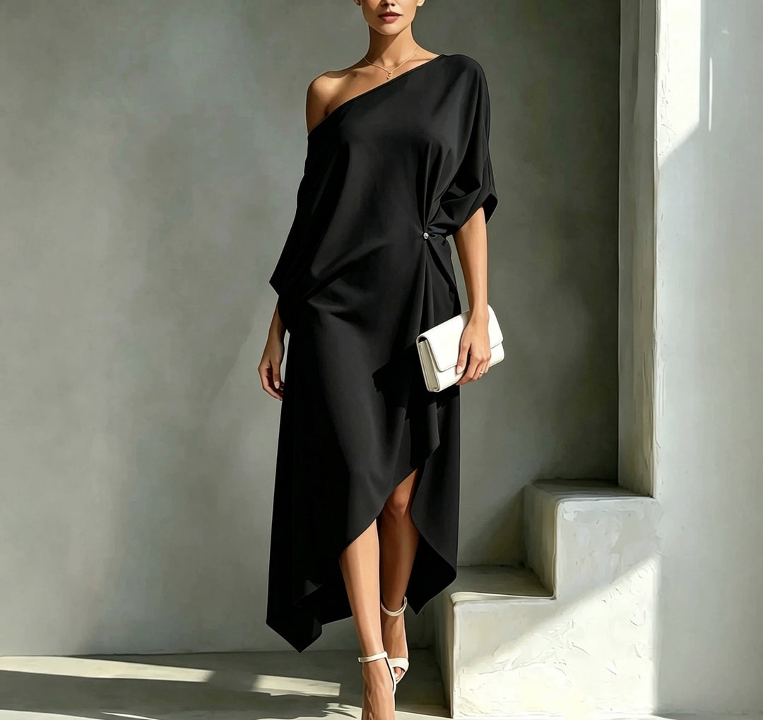 ASYMMETRICAL CHIC DRESS FOR WOMEN