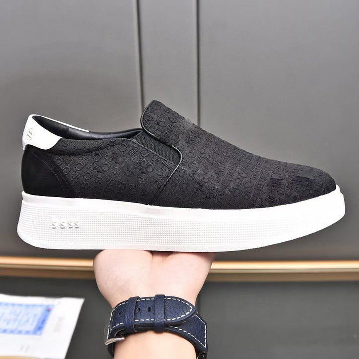 Women's Breathable Slip-On Sneakers with Elastic Entry and Structured Upper EB