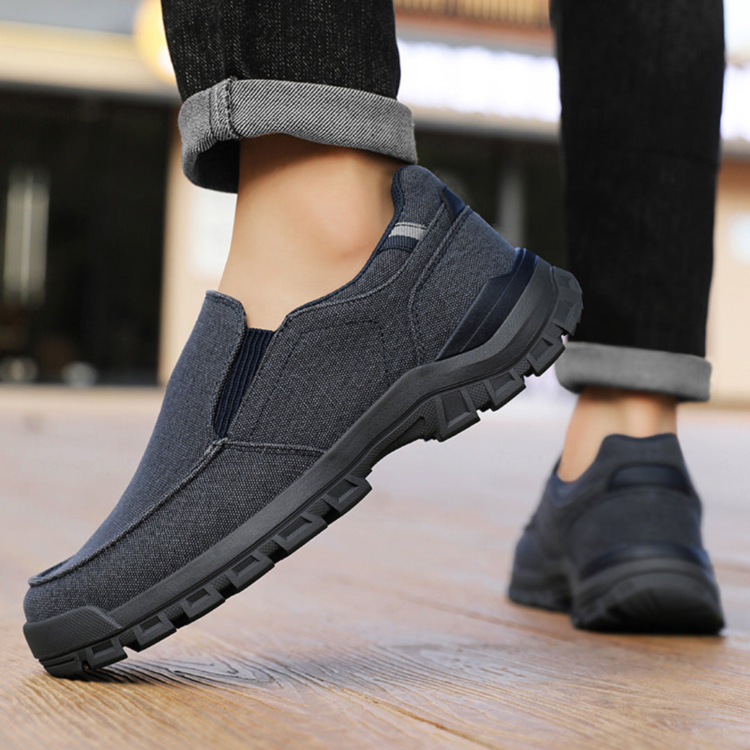 Canvas Comfort Loafers - Elena Harper