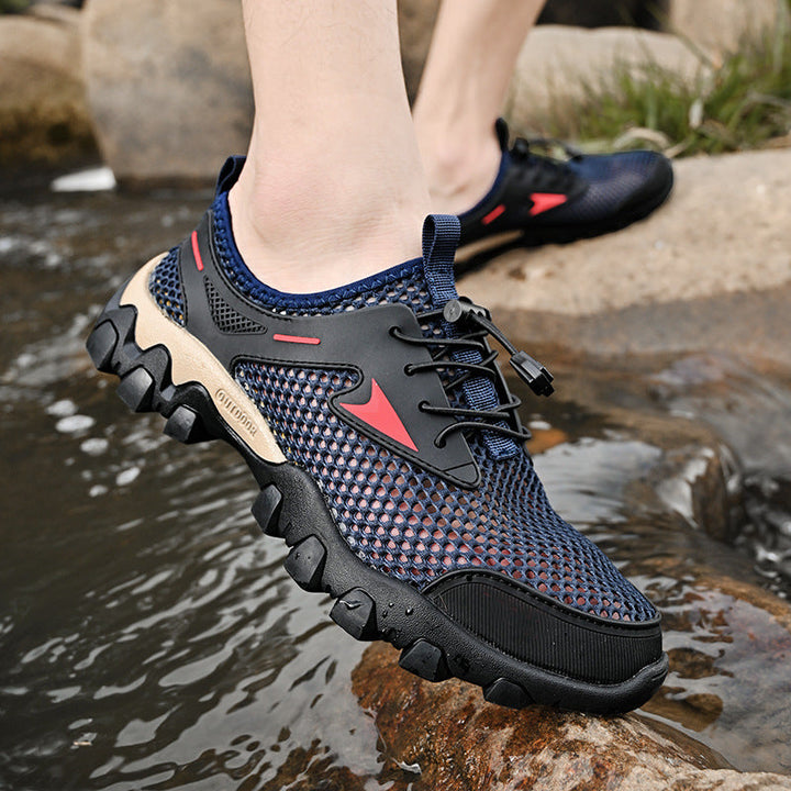 Women's Breathable Outdoor Sneakers with Quick-Drying Mesh Material EB