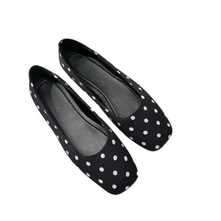 Ladies' Ballerinas with Classic Polka Dot Design EB