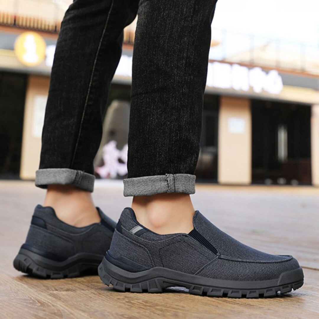 Canvas Comfort Loafers - Elena Harper