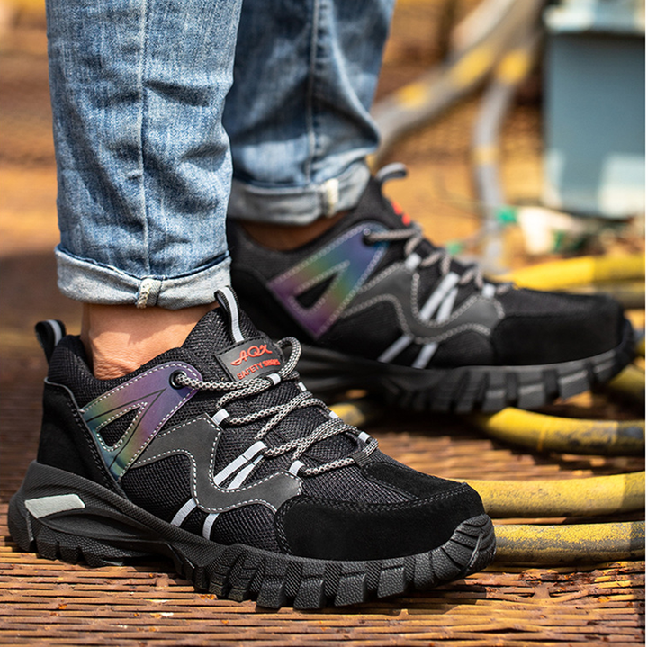Anti-Smashing, Slip-Resistant, and Reflective Safety Shoes EB