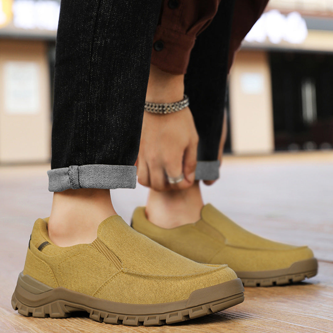 Canvas Comfort Loafers - Elena Harper