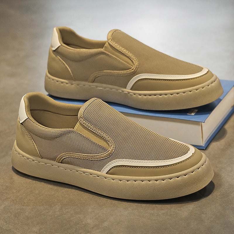 Women's Breathable Slip-On Sneakers with Non-Slip Sole and Flexible Design EB