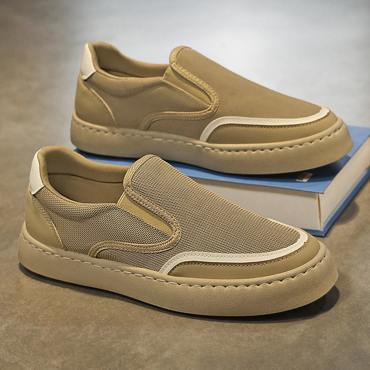 Women's Breathable Slip-On Sneakers with Non-Slip Sole and Flexible Design EB