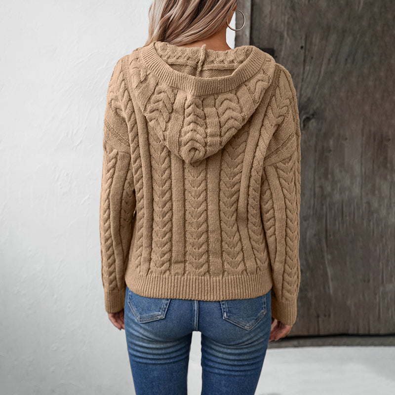 Casual Pullover in Twisted Knit