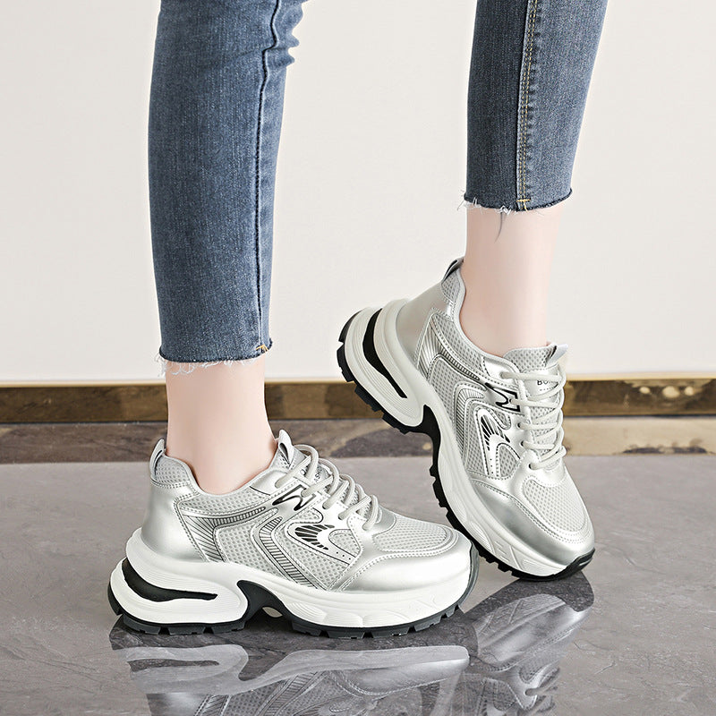 Women's Breathable Sports Sneakers with Cushioning Sole and Non-Slip Profile EB