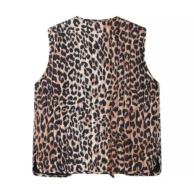 Women's Sleeveless Chiffon Top with Double Bow Front and Cut-Out Orélia, view 2 - Elena Harper