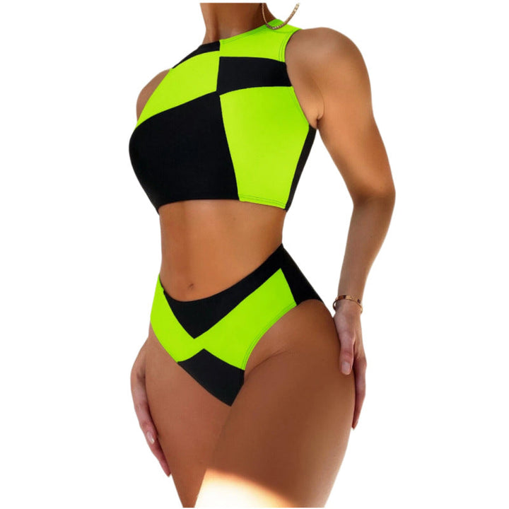 Women's Bikini Set with Modern Cut and Geometric Design Maréssa, view 6 - Elena Harper