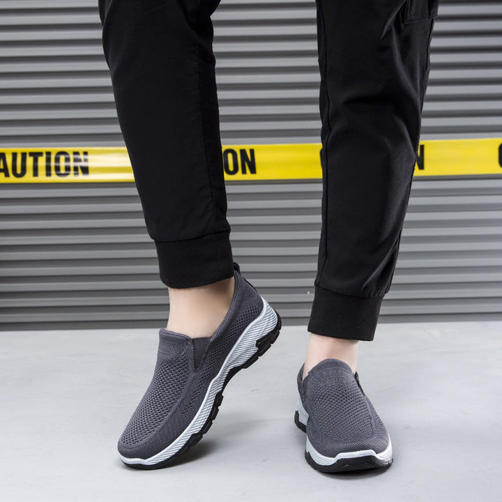Women's Comfortable Slip-On Sneakers with Breathable Mesh Upper EB