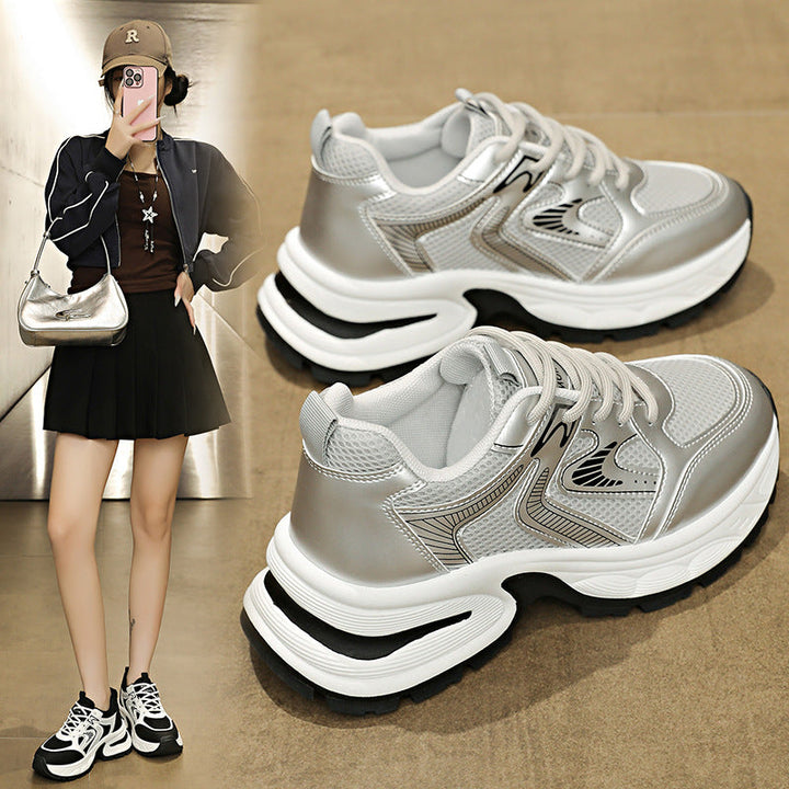 Women's Breathable Sports Sneakers with Cushioning Sole and Non-Slip Profile EB