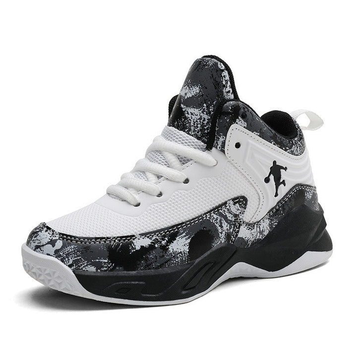 Women's Basketball Sneakers with Breathable Mesh Upper and Shock-Absorbing Insole EB