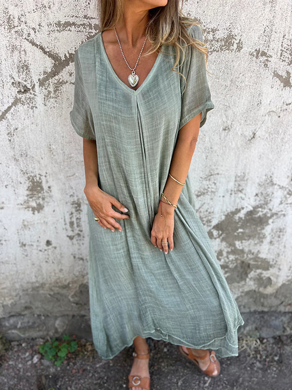 Elisabetta™  |  Casual Dress V-neck