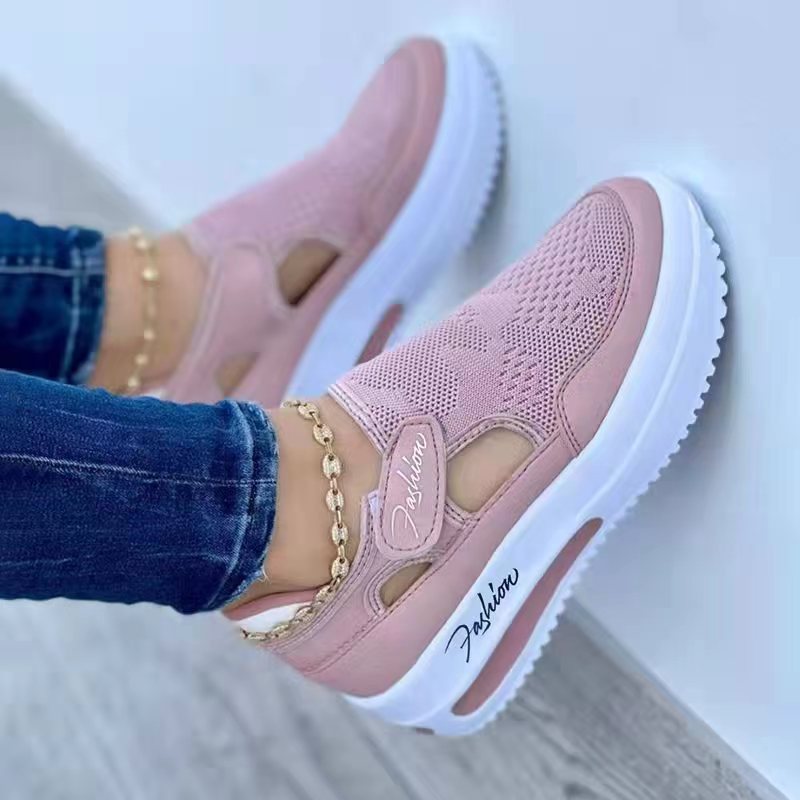 Women's Breathable Slip-On Sneakers with Ergonomic Footbed EB