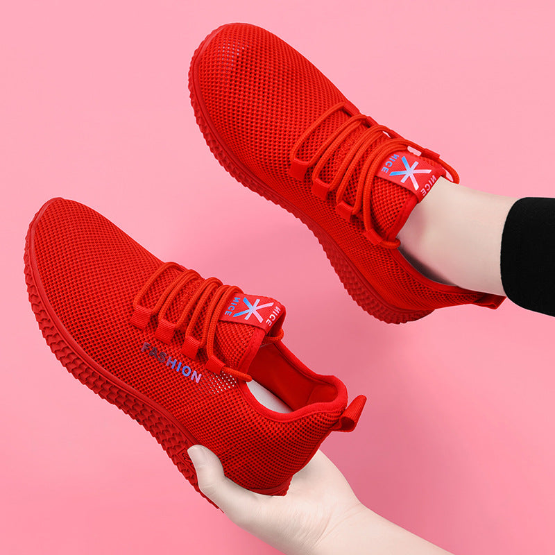 Women's Breathable Casual Shoes with Flexible Upper and Non-Slip Sole EB