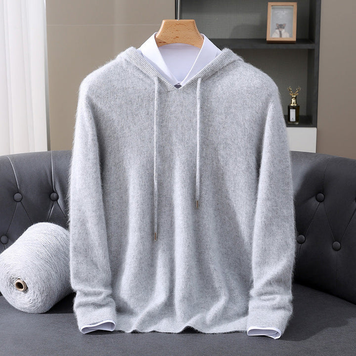 LAURENT MONACO | WOOL BLEND HOODIE FOR MEN