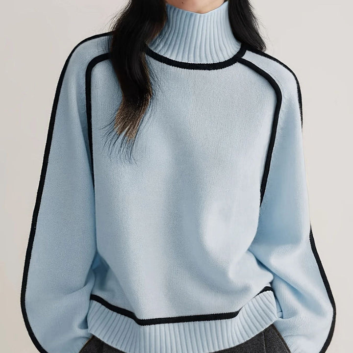 Emilie Turtleneck Sweater - Elena Harper