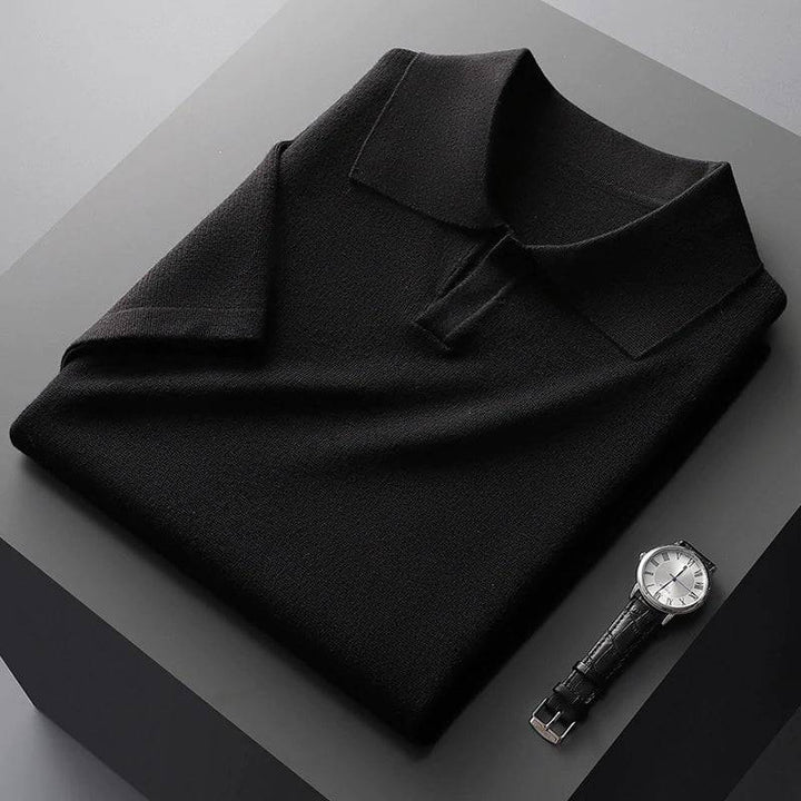 Men's Classic Soft Polo Shirt by Emma & Rose Manhattan, in summer style, featuring a sleek, comfortable design and polo collar.